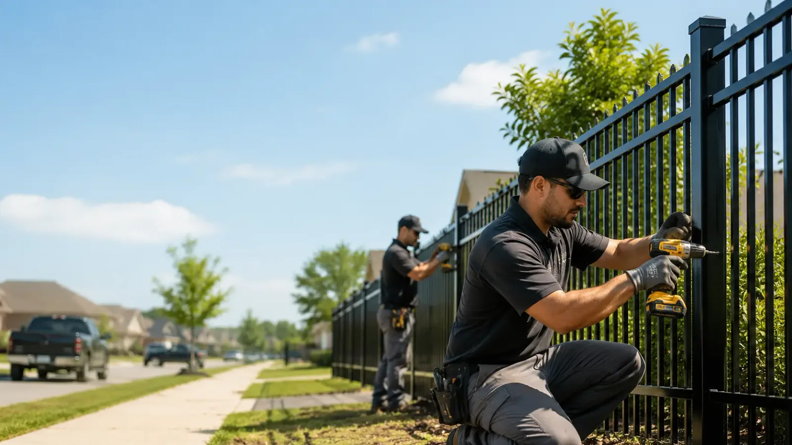 Metal Fence Installation in Nashville, OH